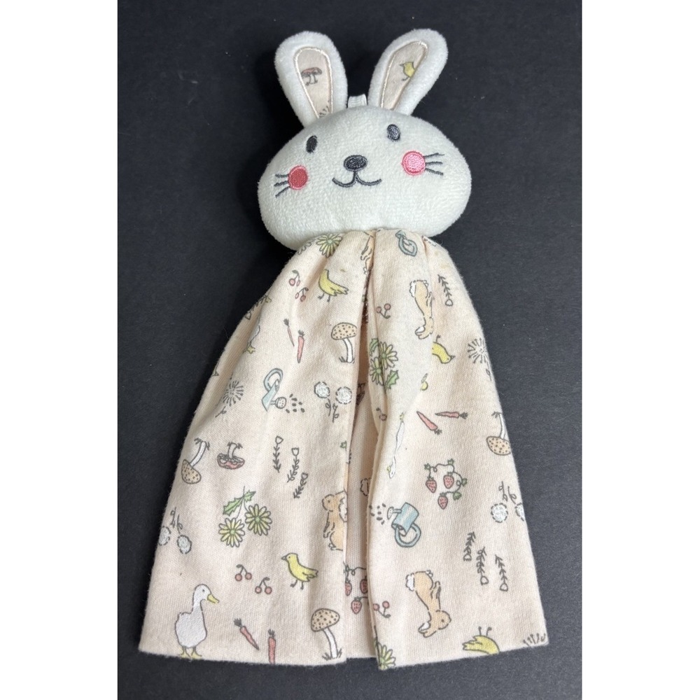 Sterling Baby Rabbit Security Blanket Baby Lovey Plush Toy Pink Bunny